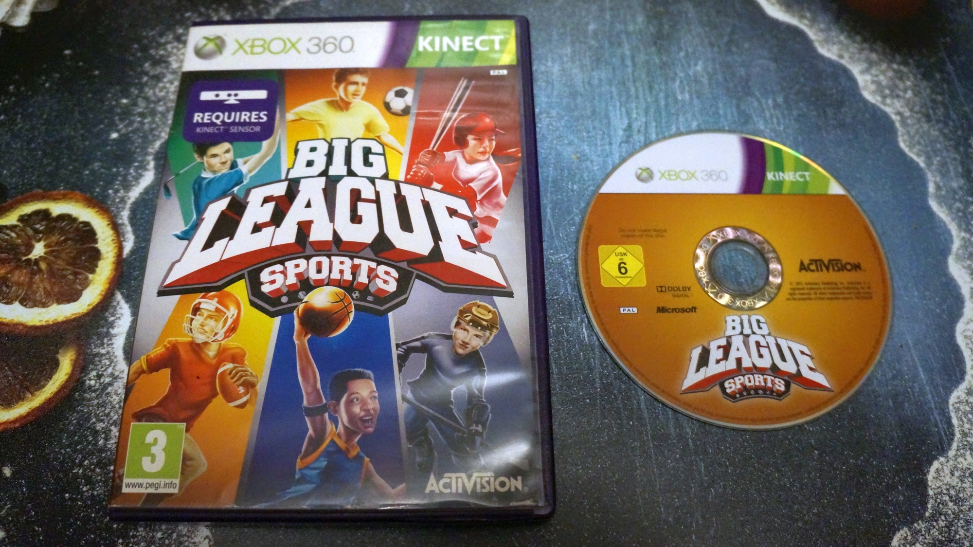Игра для Xbox 360 Big League Sports фото коробки и диска