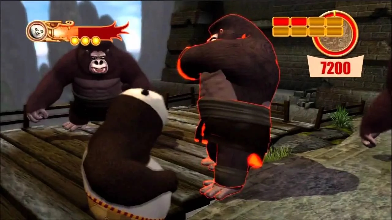 Скриншот из игры Kung Fu Panda 2