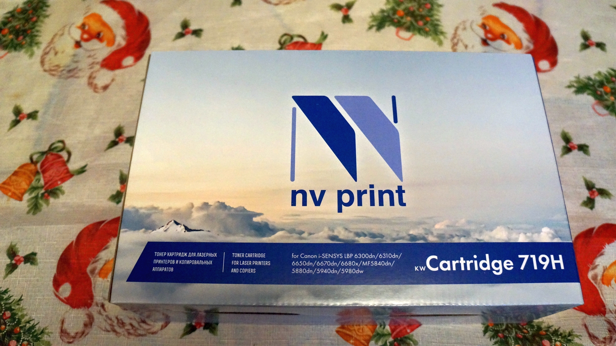 Картридж NV Print 719H лицевая сторона упаковки