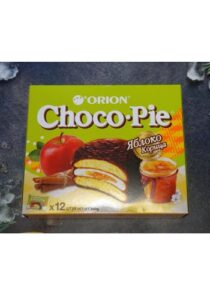 Печенье Orion Choco Pie Яблоко Корица постер
