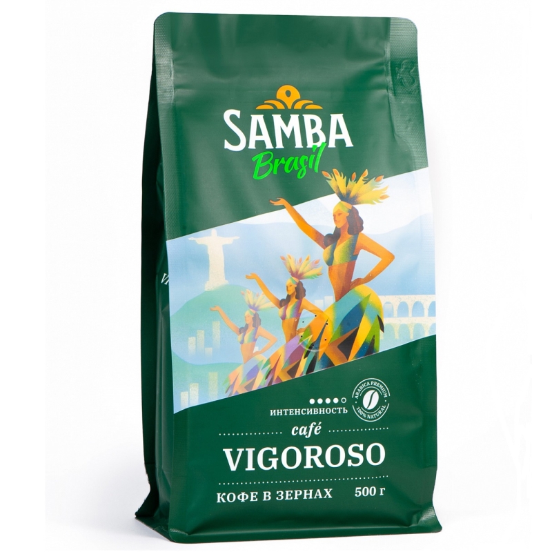 Кофе в зёрнах Samba Vigoroso poster