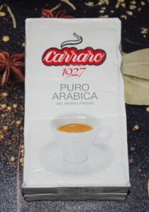 Кофе молотый Carraro Puro Arabica постер