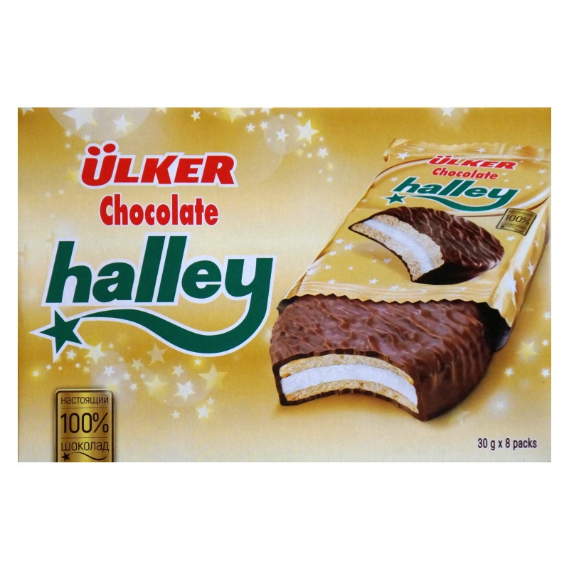 Печенье Ülker «Chocolate Halley» poster