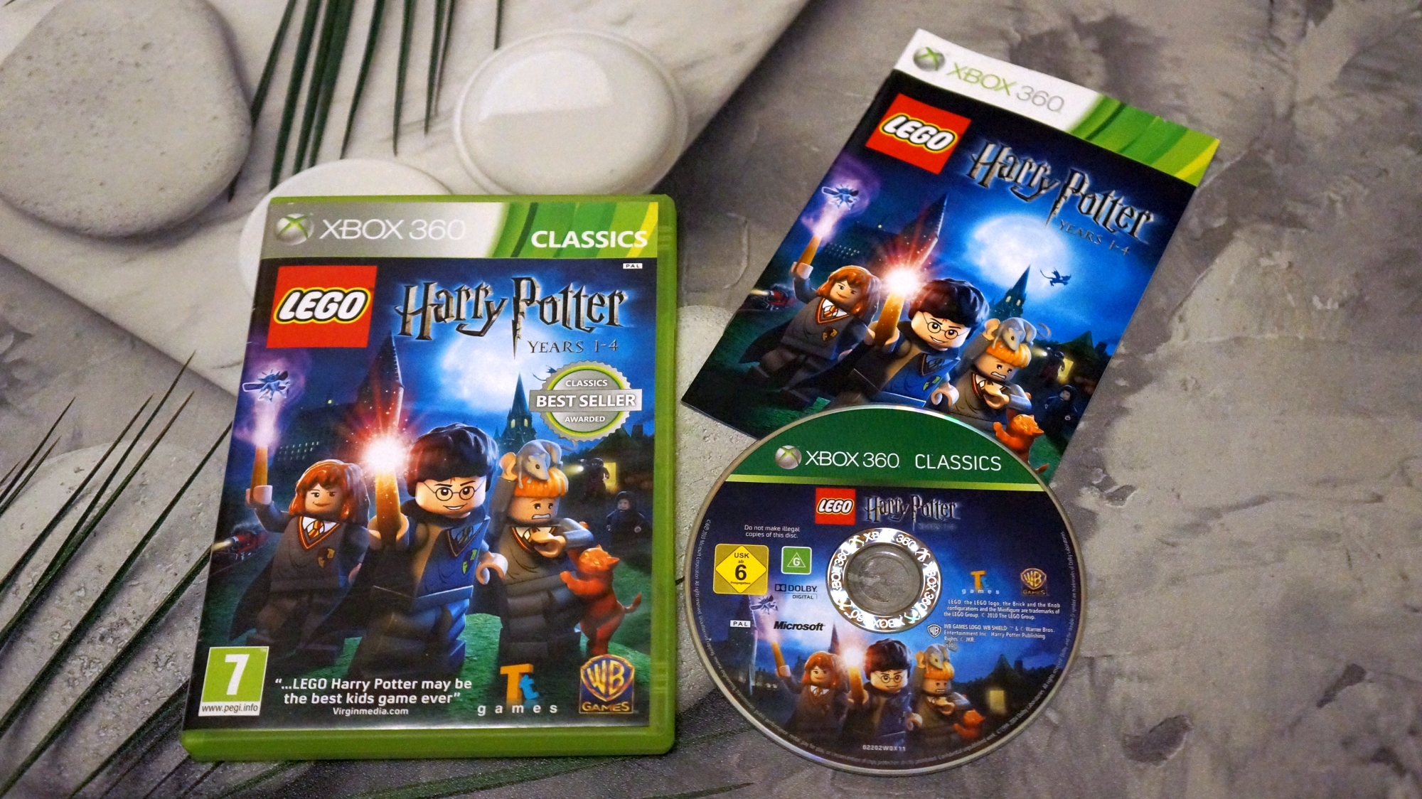 Игра для Xbox 360 LEGO Harry Potter Years 1-4 фото коробки и диска