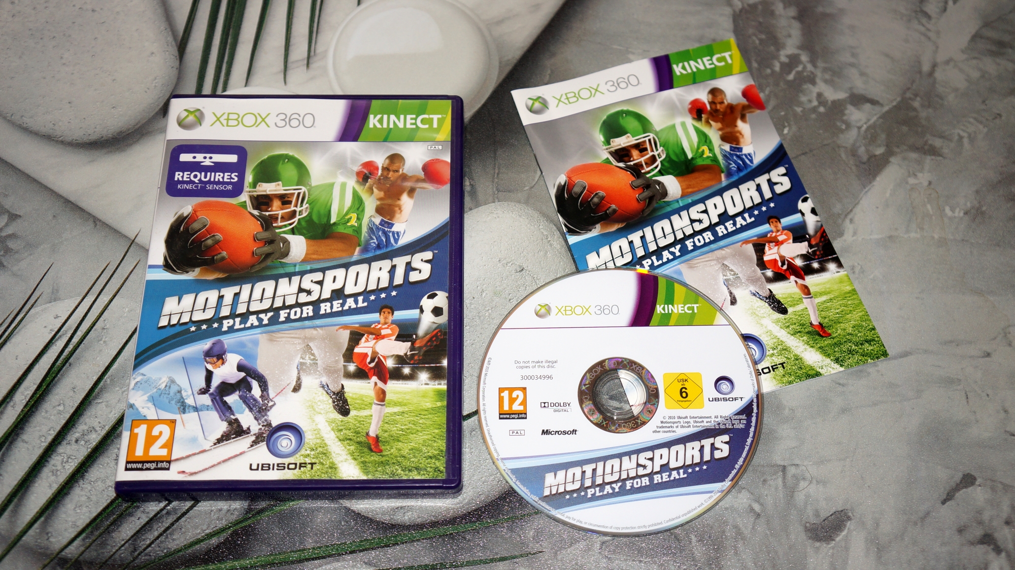 Игра для Xbox 360 Motionsports фото коробки и диска