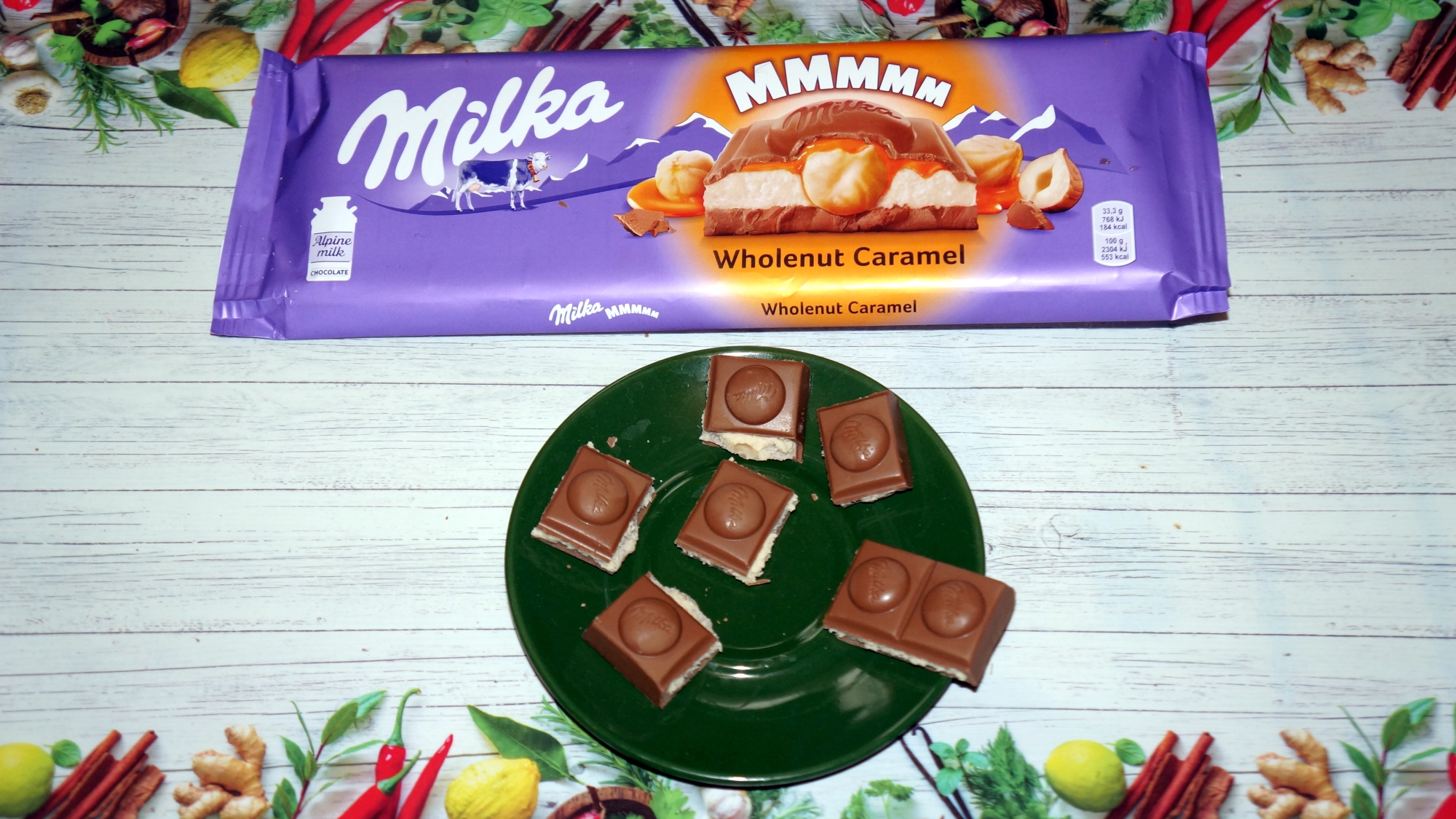 Шоколад Milka «С молочной и карамельной начинками и обжаренным фундуком»