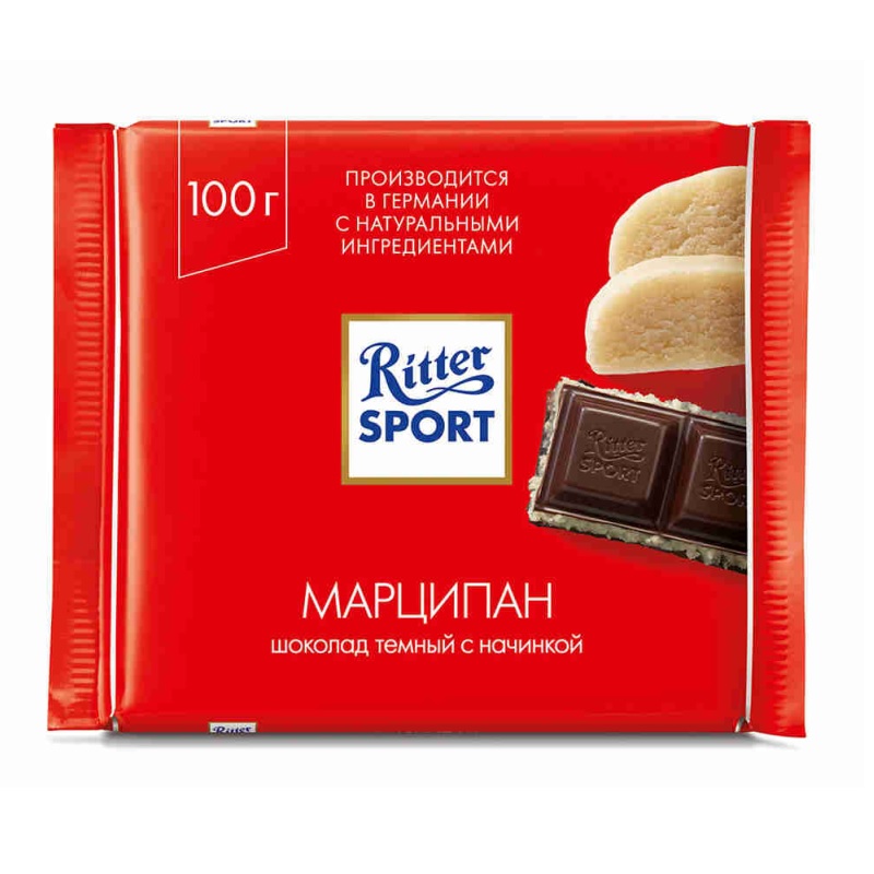 Шоколад Ritter Sport «Марципан» постер