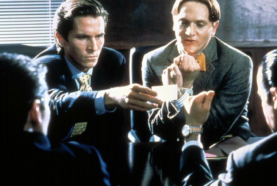 Кадр из фильма American Psycho (2000)