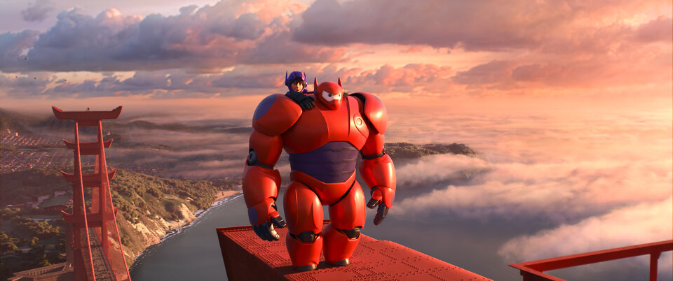 Кадр из мультфильма Big Hero 6 (2014)