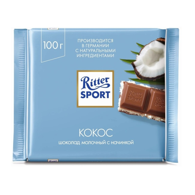 Шоколад Ritter Sport «Кокос» poster