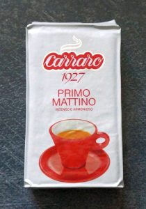 Кофе молотый Carraro Primo Mattino постер