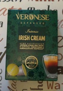 Кофе в капсулах Veronese Espresso Intenso Irish Cream (Nespresso) постер