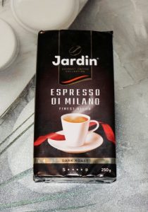 Кофе молотый Jardin Espresso Di Milano постер