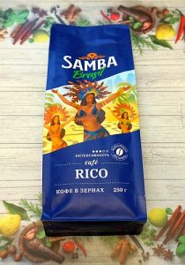 Кофе в зёрнах Samba Cafe Brasil Rico постер