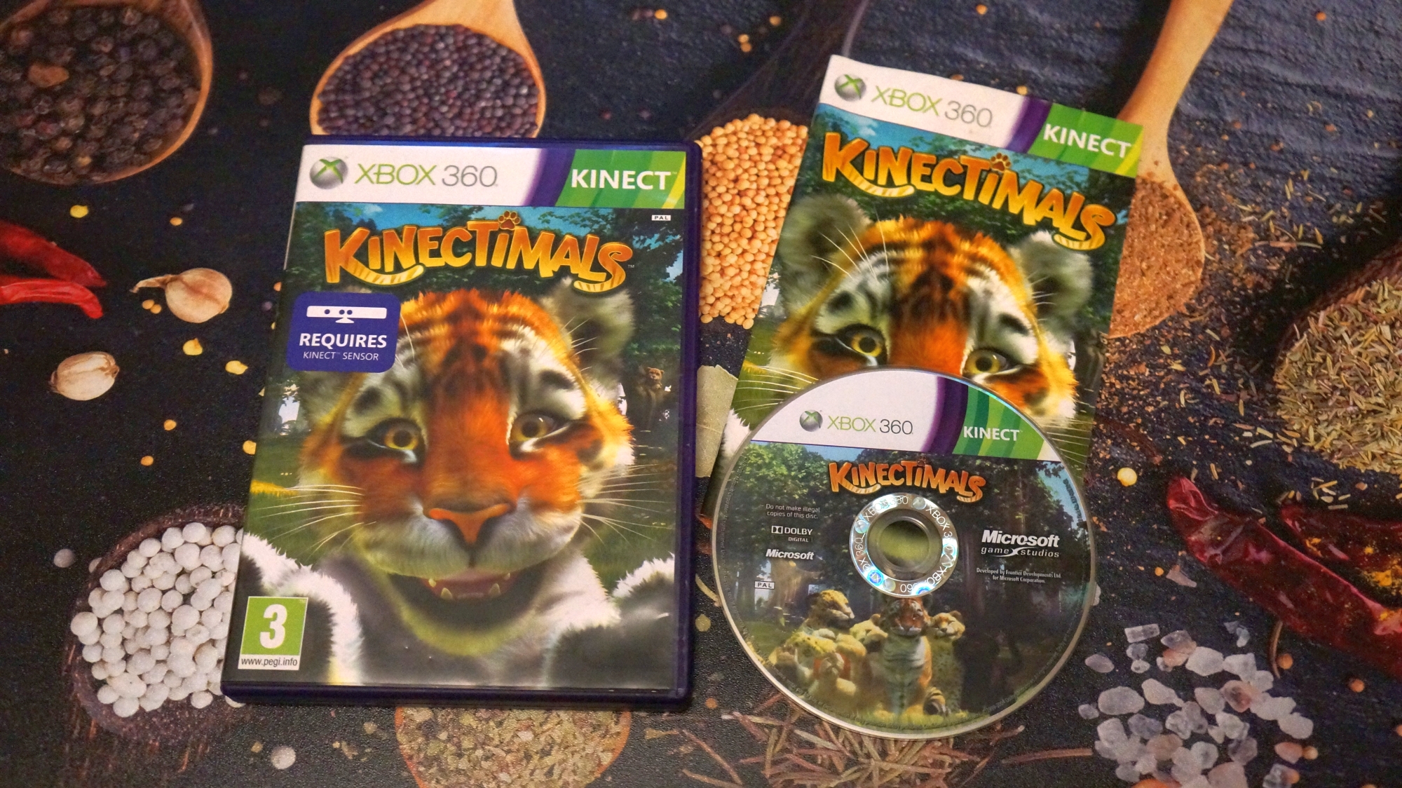 Игра для Xbox 360 Kinectimals фото коробки и диска