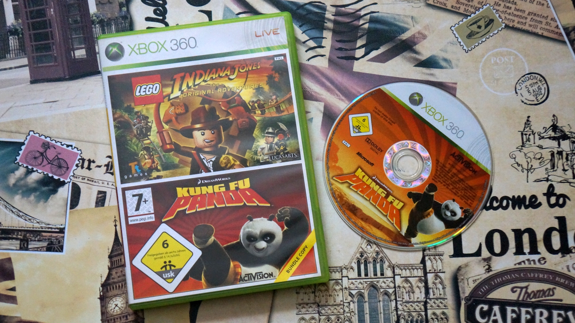 Игра Kung Fu Panda для Xbox 360 фото коробки и диска