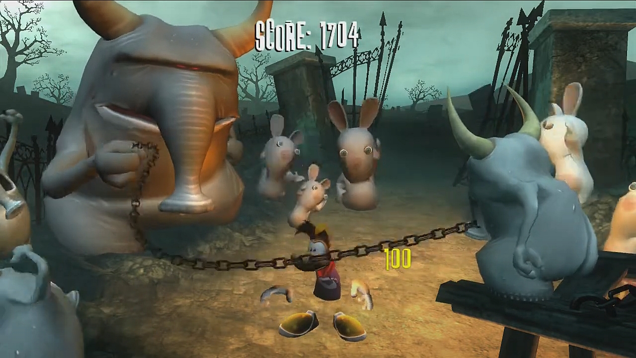 Скриншот из игры Rayman Raving Rabbids для Xbox 360