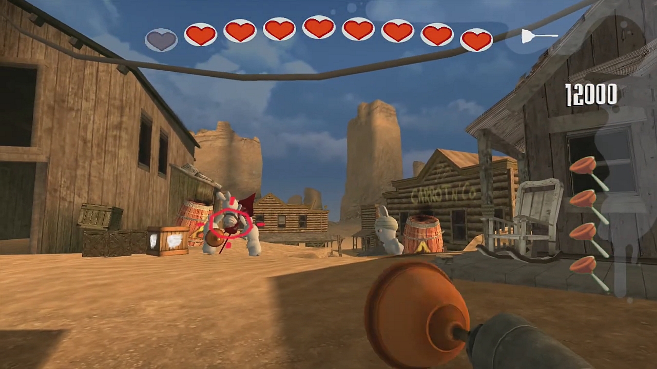 Скриншот из игры Rayman Raving Rabbids для Xbox 360