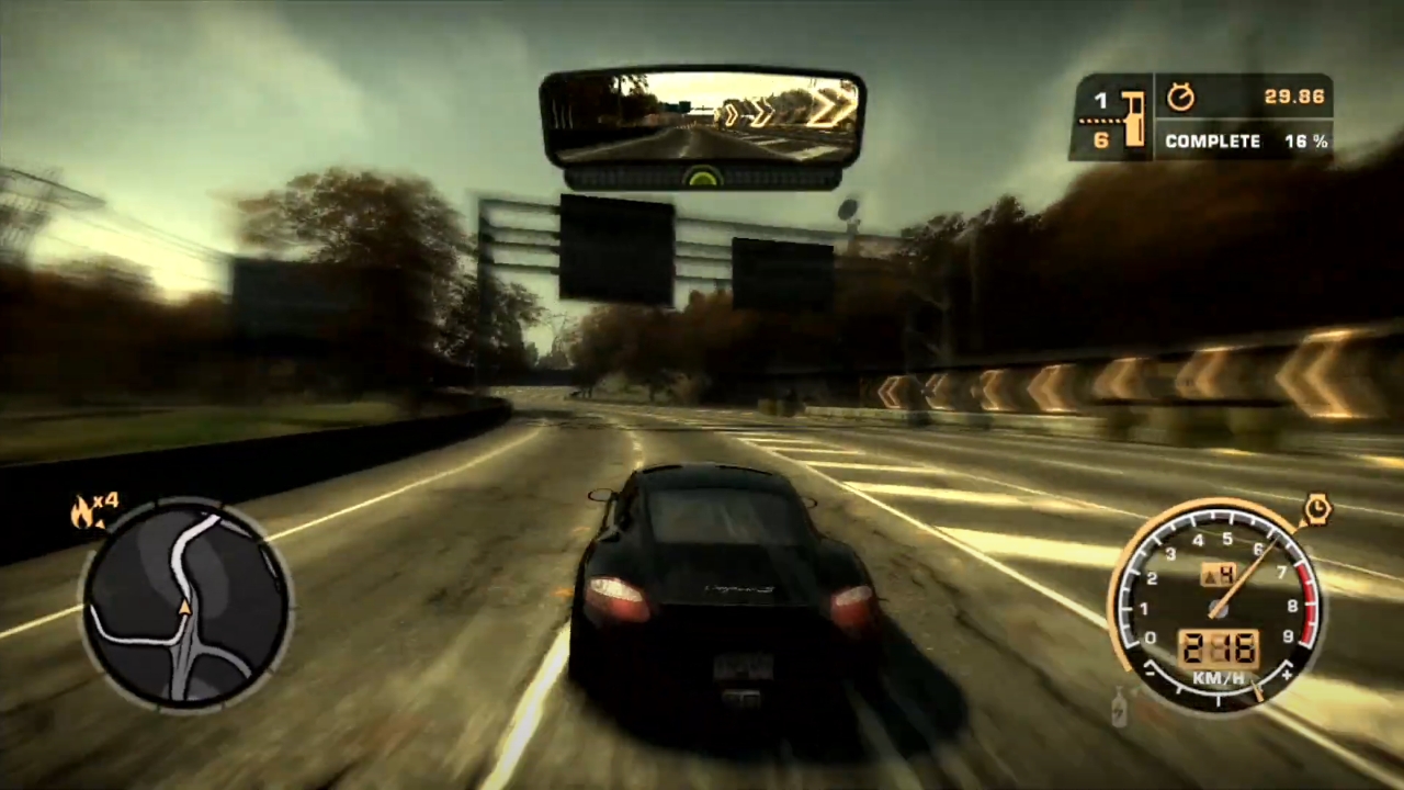 Скриншот из игры Need for Speed Most Wanted 2005 для Xbox 360