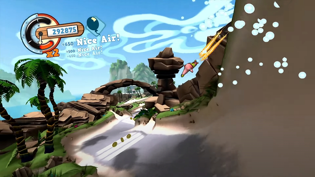 Скриншот из игры SpongeBob's Surf & Skate Roadtrip
