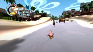 Скриншот из игры SpongeBob's Surf & Skate Roadtrip