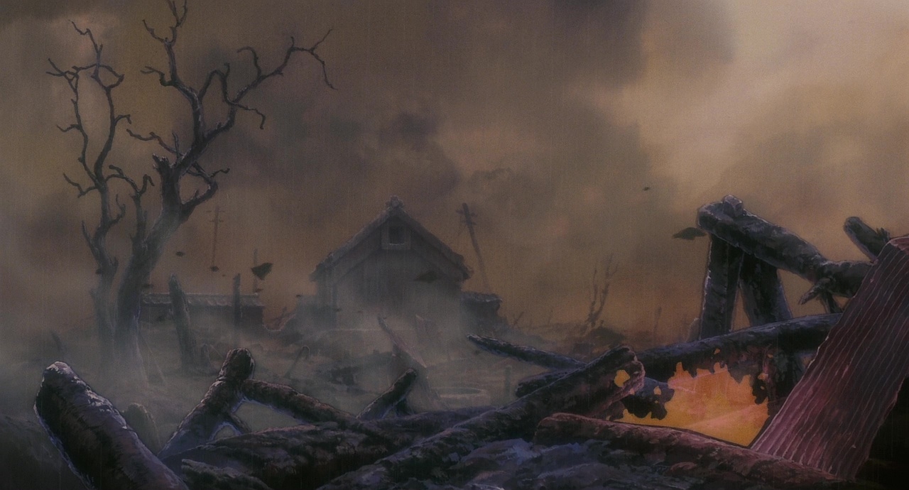 Кадр из мультфильма Hotaru No Haka / Grave of the Fireflies (1988)