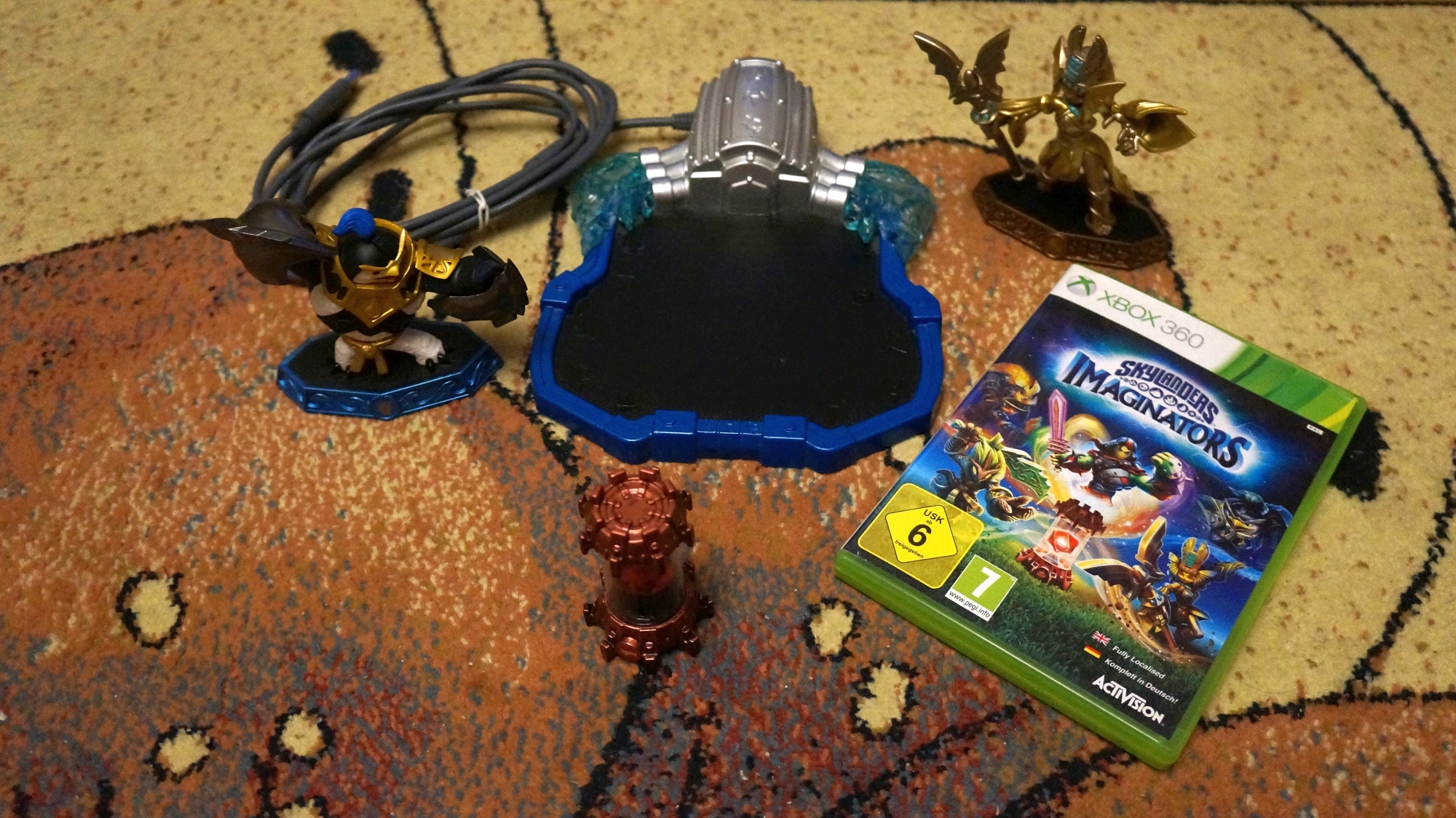 Игра Skylanders Imaginators для Xbox 360 фото коробки, диска, портала и фигурок