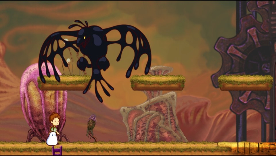 Скриншот из игры A Boy and His Blob для PS Vita