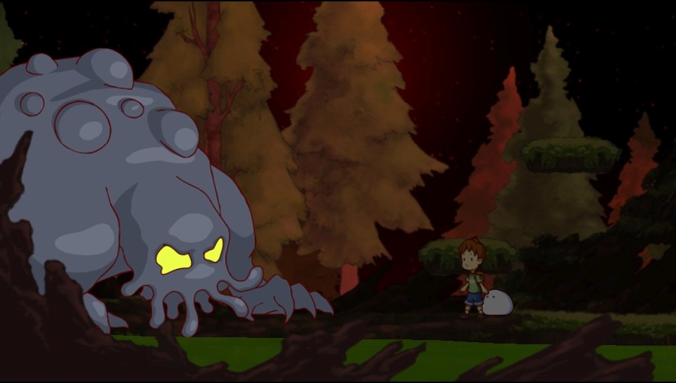 Скриншот из игры A Boy and His Blob для PS Vita