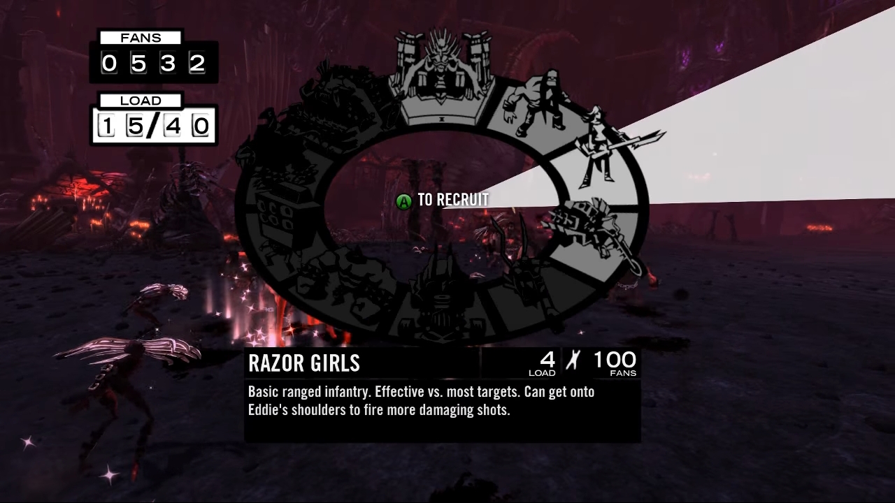 Скриншот из игры Brütal Legend для Xbox 360