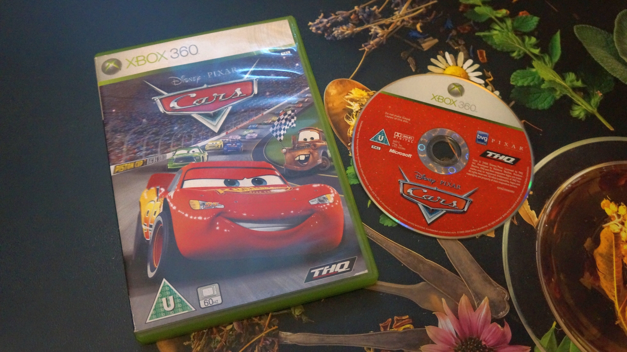 Игра Cars для Xbox 360 фото коробки и диска