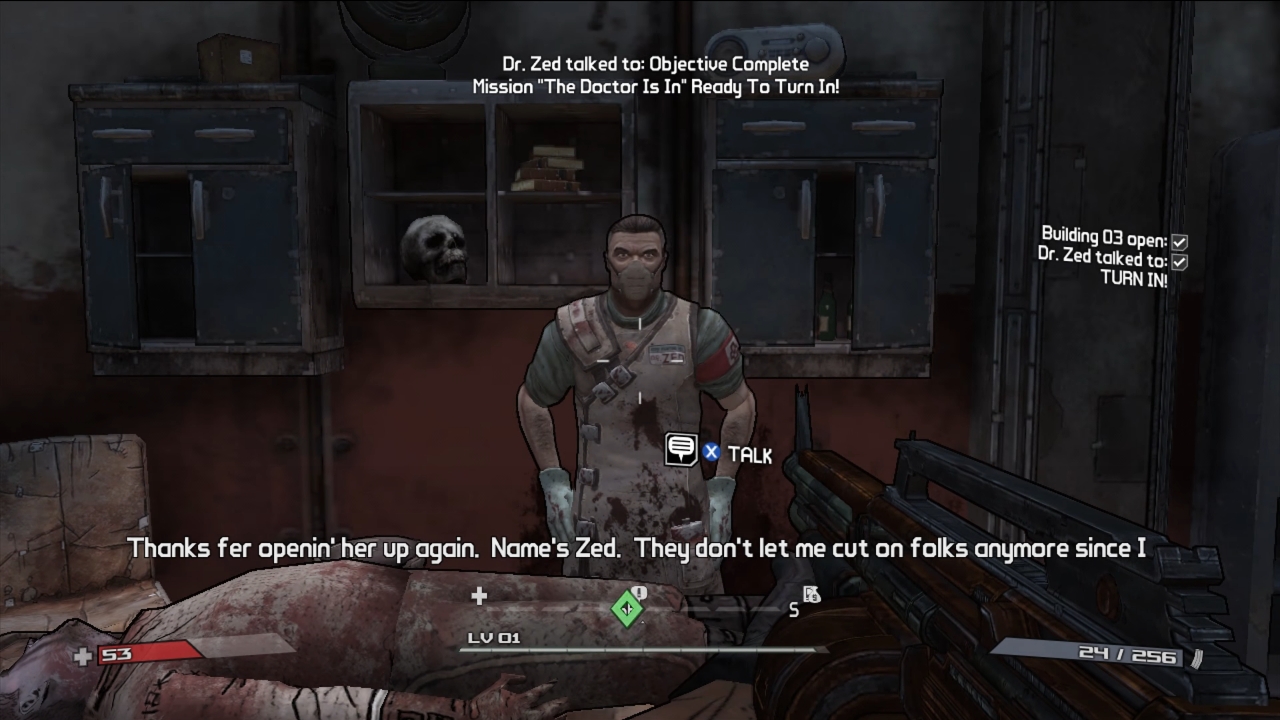 Скриншот из игры Borderlands для Xbox 360