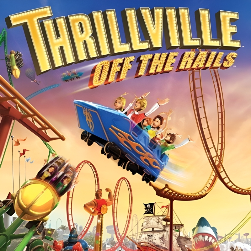 «Thrillville: Off the Rails» (Xbox 360) poster