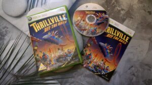 Игра Thrillville Off the Rails для Xbox 360 фото коробки и диска