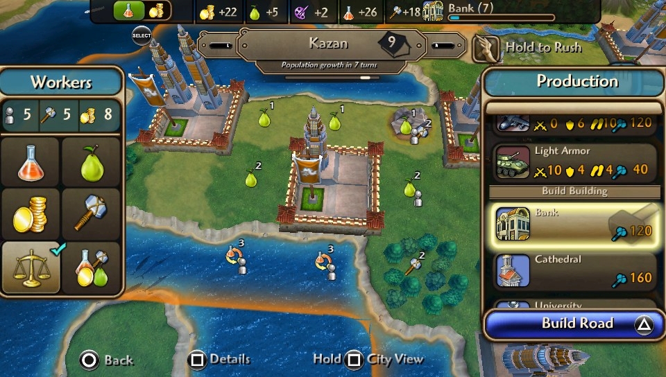 Скриншот из игры Sid Meier's Civilization Revolution 2 Plus для PS Vita