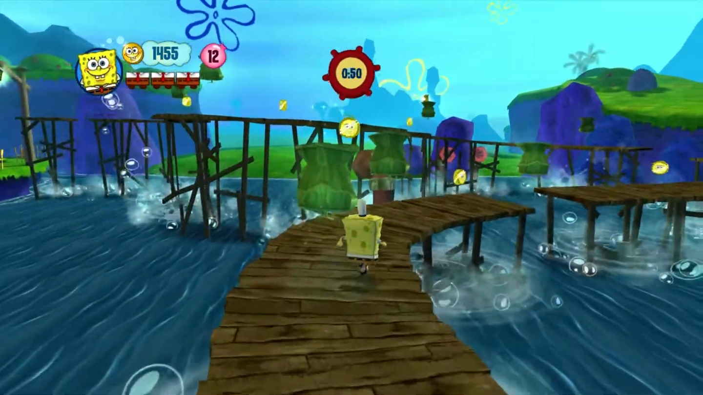 Скриншот из игры SpongeBob's Truth or Square для Xbox 360